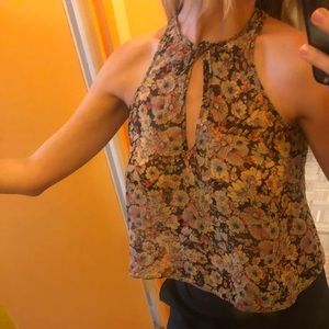 Flowy flower print top